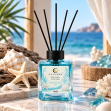 Calvane Bambu Çubuklu Oda Kokusu Cam Şişe 100ML - Kavun - Şeftali - Okyanus - Yasemin - Sakız - Vanilya