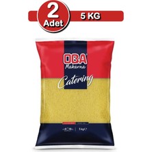 Oba Tel Şehriye Makarna 5 kg x 2 Adet | Ev Tipi Çoklu Paket