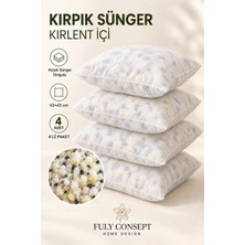 Fuly Consept 4'lü Kırlent Içi 43X43 cm Kırpık Sünger Dolgulu