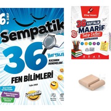 Ünlüler Karması 6.sınıf Fen 36 Hafta Kazanım Denemeleri+Maarif Defteri+Telefon Tutucu