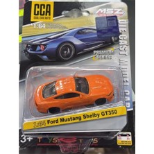 CCA Premium Series Ford Mustang Shelby GT350 Turuncu 1/64 Model Araba