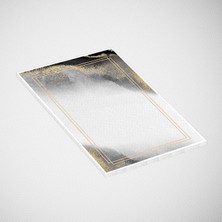 Farklı Bir Hediye Kaligrafi Fon Kartonu - Black Gold- 10'lu Paket