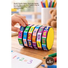 Yenilig 4 Adet Matematik Eğitici Küpü – Renkli Plastik Eğitim Oyuncağı Sayılar 0-9 Artı Eksi Çarpı Bölü Eşittir 3 Yaş ve Üzeri Math Learning Cube