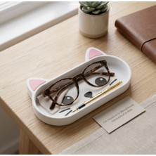 Rain Craft 3D Kedi Figürlü 3D Tasarım Gözlük & Masaüstü Düzenleyici Organizer