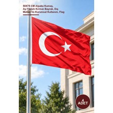 Yenilig 4 Adet Türk Bayrağı – 50X75 cm Alpaka Kumaş, Ay-Yıldızlı Kırmızı Bayrak, Dış Mekan ve Kurumsal Kullanım, Flag