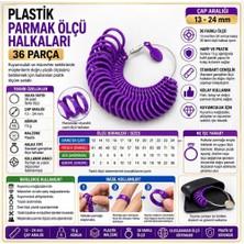 Parmak Ölçü Halkaları Plastik