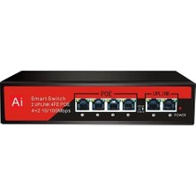 Asus Ezcool EZ-04PSE 4port 4fe+2fe Megabit Poe Switch 65W