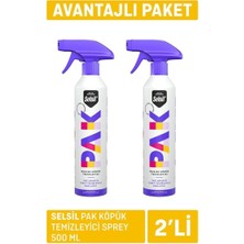 Selsil Pak Mucize Köpük Temizleyici Sprey 500 ml x 2 Adet