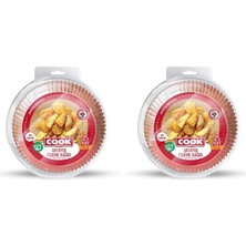 Cook Airfryer Pişirme Kağıdı Standart 16 cm x 25 Adet 2li Paket