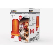 LED Tepe Döner Ikaz Lambası 10 Fonksiyonlu 12/24V E-Belgeli 72W - Wolfram 31105
