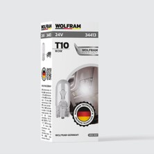 T10 Ampul T10 Orta Dipsiz 24V 3W (1 Paket 10 Adet) - Wolfram 34413