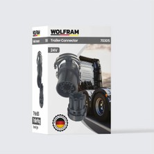 7'li Tır Dorse Ebs Fişi Vidalı - Wolfram 70305