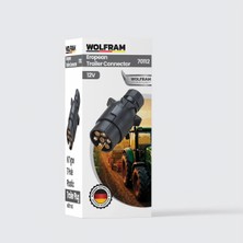 7'li N Tip Plastik Römork Fişi Erkek - Wolfram 70112