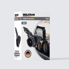 7'li Tır Dorse Ebs Adr Vidalı Kapaklı Dişi - Wolfram 70311
