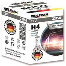 H4 Ampül Standart Işık Tablalı P45T 12V 55/60W - Wolfram 22158