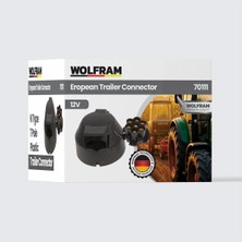 7'li N Tip Plastik Römork Fişi Dişi - Wolfram 70111