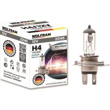 H4 Ampül Standart Işık Tırnaklı P43T 12V 100/90W - Wolfram 22145