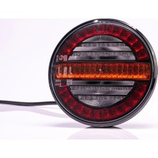 Fristom Hamburger Stop Lambası Ledli 12V - 24V 3 Fonksiyon Park Fren Kayar Sinyal 1,00 mt - FRS.FT-213 Dı