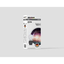 Plastik Duylu U.S.A Tip Ampül 12V 27W (10 Adet) - WOLFRAM 23156