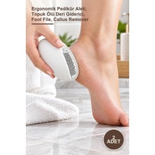Yenilig 2 Adet Ped Egg Topuk Törpüsü – Ergonomik Pedikür Aleti, Topuk Ölü Deri Giderici, Foot File, Callus Remover