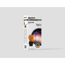 Plastik Duylu U.S.A Tip Sarı Ampül 12V 27/7W (10 Adet) - WOLFRAM 23158