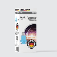 Ebs Duylu Gösterge Ampulü Mavi 12V 1,2W (1 Paket 10 Adet) - Wolfram 30114