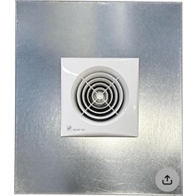 Renuzu Sılent 100 Cz Kör Kasalı Wc Banyo Fanı 95 M3/h Sessiz Iç Ölçü 30*35 Ölçü 35*40 Ses Bariyelli