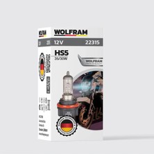 Wolfram HS5 Ampul Standart Işık Motosiklet 12V 35/30W