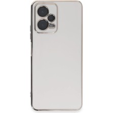 TeknoKapsül Poco X5 5g Kılıf Volet Silikon - Beyaz