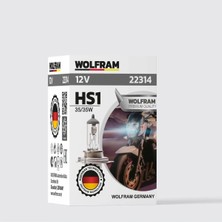 HS1 Ampül Standart Işık Motosiklet 12V 35/35W - WOLFRAM 22314