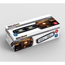 LED Gündüz Farı Alttan Bağlantı Dikdörtgen 12/24V E-Belgeli 16W - Wolfram 31630