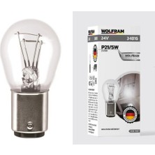 P21/5W Ampul 1016 24V 21/5W (10 Adet) - WOLFRAM 34816