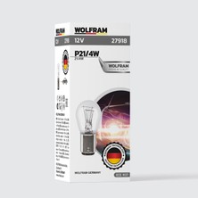 P21/4W Ampul 1016 Yakın Tırnak 12V 21/4W (10 Adet) - WOLFRAM 27918