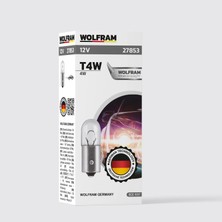 T4W Ampul 53 12V 4W (10 Adet) - WOLFRAM 27853