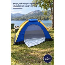 Yenilig 4 Adet Kamp Çadırı – 4 Kişilik Kolay Kurulum Otomatik Tek Kat Su Geçirmez Polyester Taban Oxford 200X200X135 cm Kamp Tent