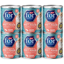 Flexi For Somonlu Yetişkin Kedi Yaş Mama 400 gr 6X400 gr