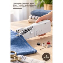 Yenilig 4 Adet Mini El Dikiş Makinesi – Pille Çalışan Taşınabilir Handy Stitch, Portable Handheld Sewing Machine, Küçük Onarım Dikişi