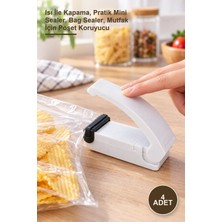 Yenilig 4 Adet Poşet Kapatıcı Handy Sealer – Isı Ile Kapama, Pratik Mini Sealer, Bag Sealer, Mutfak Için Poşet Koruyucu