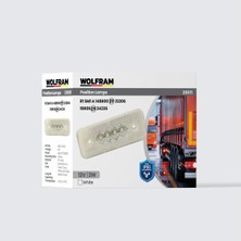 Side Marker Yan Pozisyon Lambası Beyaz Renk Led 12V 2W E9-R10 Belgeli (10 Adet) - WOLFRAM 39011