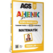 Anla Kazan Yayınları Yediiklim 2027 Meb-Ags Sayısal Yetenek Matematik Soru Bankası Çözümlü Ahenk Serisi - Mehmet Bilge Yıldız