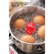 Yenilig 4 Adet Dublör Yumurta Egg Timer – Renk Değiştiren Yumurta Zamanlayıcı, Haşlama Için Katı Rafadan Akışkan Göstergesi, Egg Timer