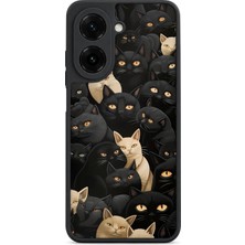 BG AKSESUAR Redmi A5 Uyumlu Kedideseni Desenli Kamera Korumalı Darbelere Dayanıklı Kılıf