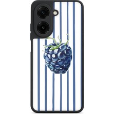 BG AKSESUAR Redmi A5 Uyumlu Böğürtlen Desenli Kamera Korumalı Darbelere Dayanıklı Kılıf