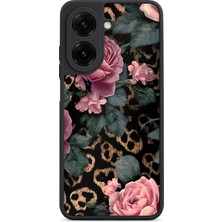 BG AKSESUAR Redmi A5 Uyumlu Leopargül Desenli Kamera Korumalı Darbelere Dayanıklı Kılıf