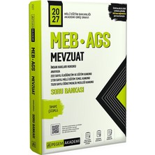 Anla Kazan Yayınları Pegem 2027 Meb-Ags Mevzuat Soru Bankası Çözümlü Pegem Akademi Yayınları