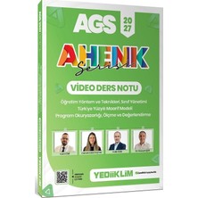 Anla Kazan Yayınları Yediiklim 2027 Meb-Ags Eğitim Bilimleri Öyt, Sınıf Yönetimi, Tymm, Program Okuryazarlığı, Ölçme Değerlendirme Video Ders Notu Ahenk Serisi - Can Köni