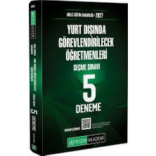 Data Yayınları Pegem 2027 Meb Yurt Dışında Görevlendirilecek Öğretmenleri Seçme Sınavı 5 Deneme Çözümlü Pegem Akademi Yayınları