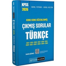 Anla Kazan Yayınları Pegem 2026 Kpss Türkçe Çıkmış Sorular Konu Konu Çözümlü Pegem Akademi Yayınları