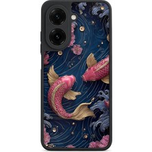 BG AKSESUAR Redmi A5 Uyumlu Koi Desenli Kamera Korumalı Darbelere Dayanıklı Kılıf