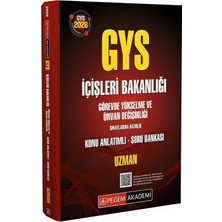 Data Yayınları Pegem 2026 Gys Içişleri Bakanlığı Uzman Konu Anlatımlı Soru Bankası Görevde Yükselme Pegem Akademi Yayınları